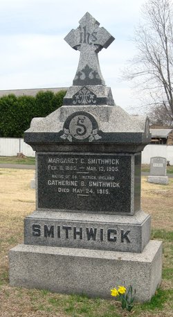 Smithwick - monument - St. Thomas Cemetery, Bristol, CT, US