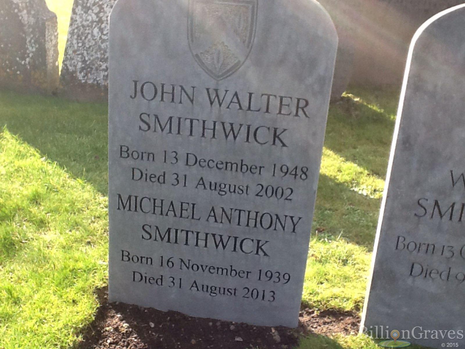 Michael Anthony Smithwick - gravestone