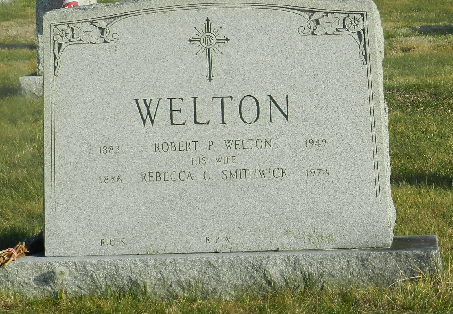 Welton - headstone - St. Joseph Cemetery, Bristol, CT, US