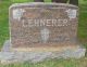 George and Nora (Hussey) Lehnerer - gravestone