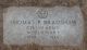 Thomas Bradshaw - gravestone